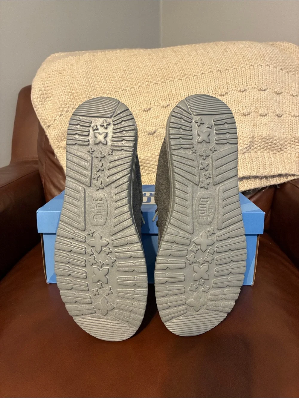 Hey Dude Wally Slip-On Loafers in Dark Gray